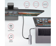 Axagon HMC-5, USB 5Gbps hub, porty 2x USB-A, HDMI 4k/30Hz, SD/mSD - 1353435 - zdjęcie 3